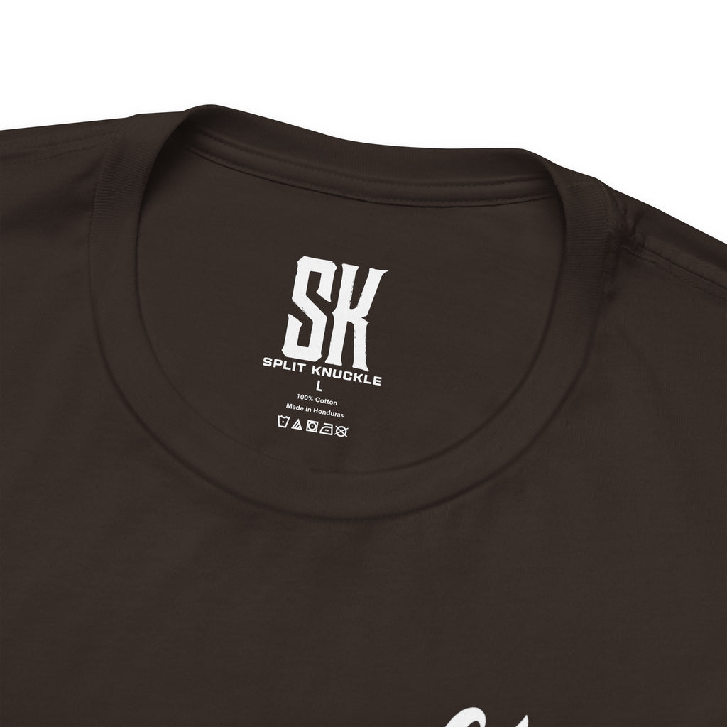 For The Thrill of Speed | Bold Distressed Outlaw T-Shirt | Brown
