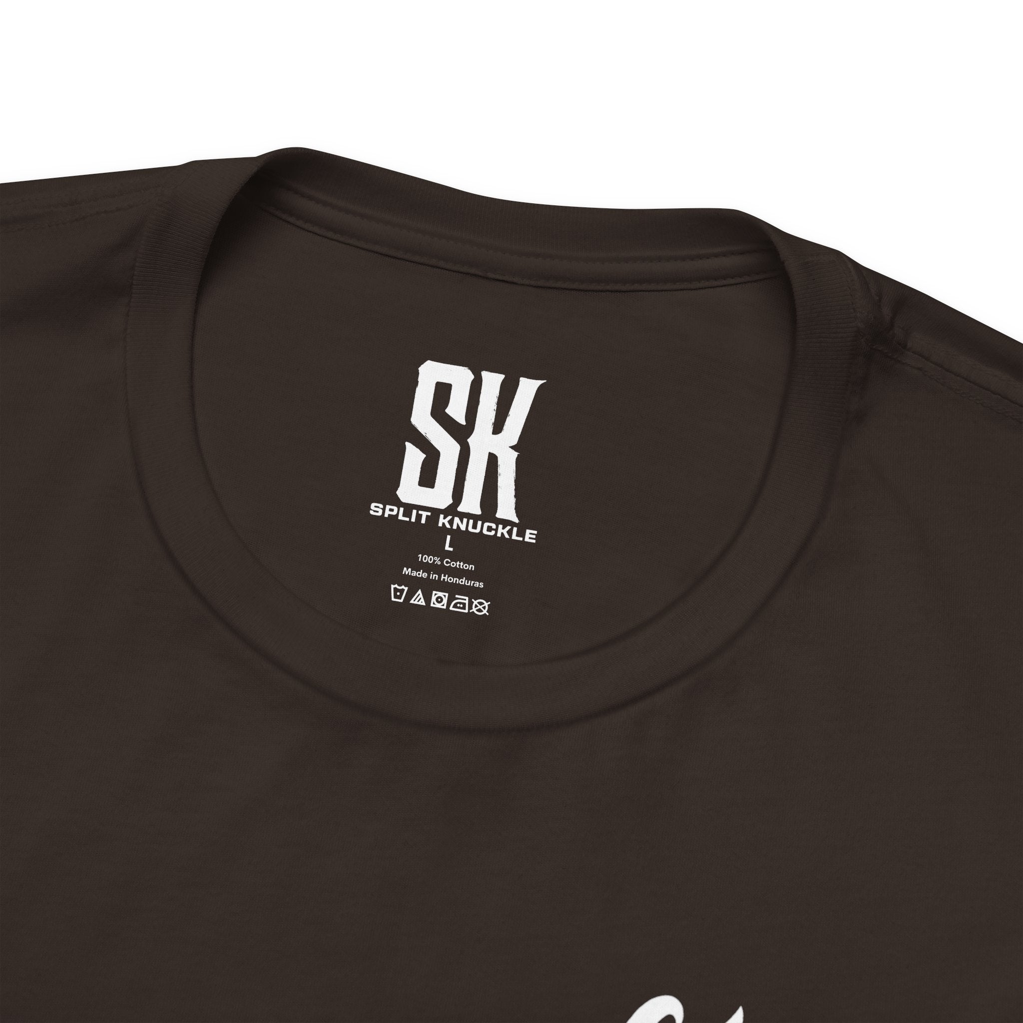 For The Thrill of Speed | Bold Distressed Outlaw T-Shirt | Brown