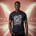 Speed Thrill Society | Bold Distressed Outlaw T-Shirt | Black