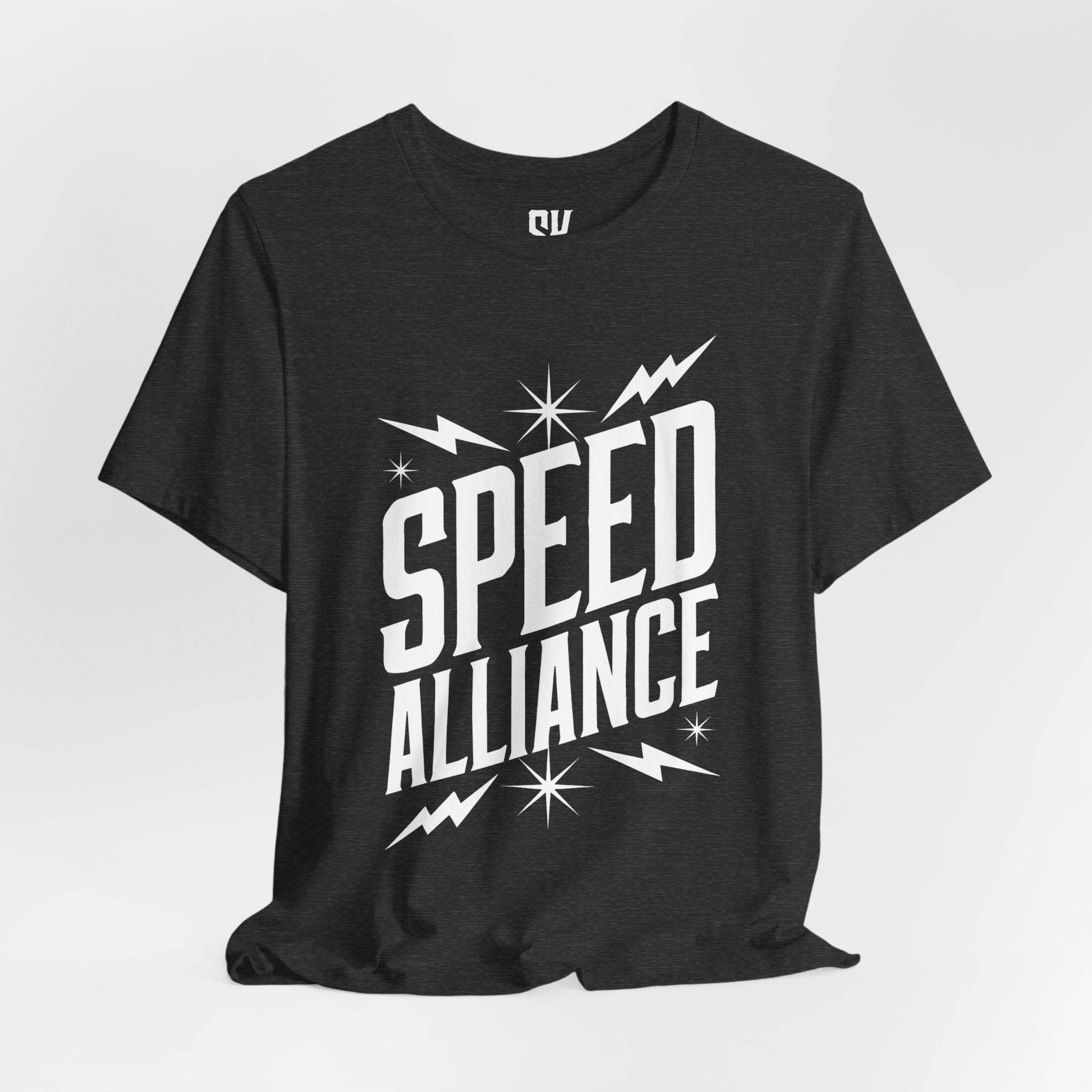 Speed Alliance | Bold Distressed Outlaw T-Shirt | Heather Dark Grey