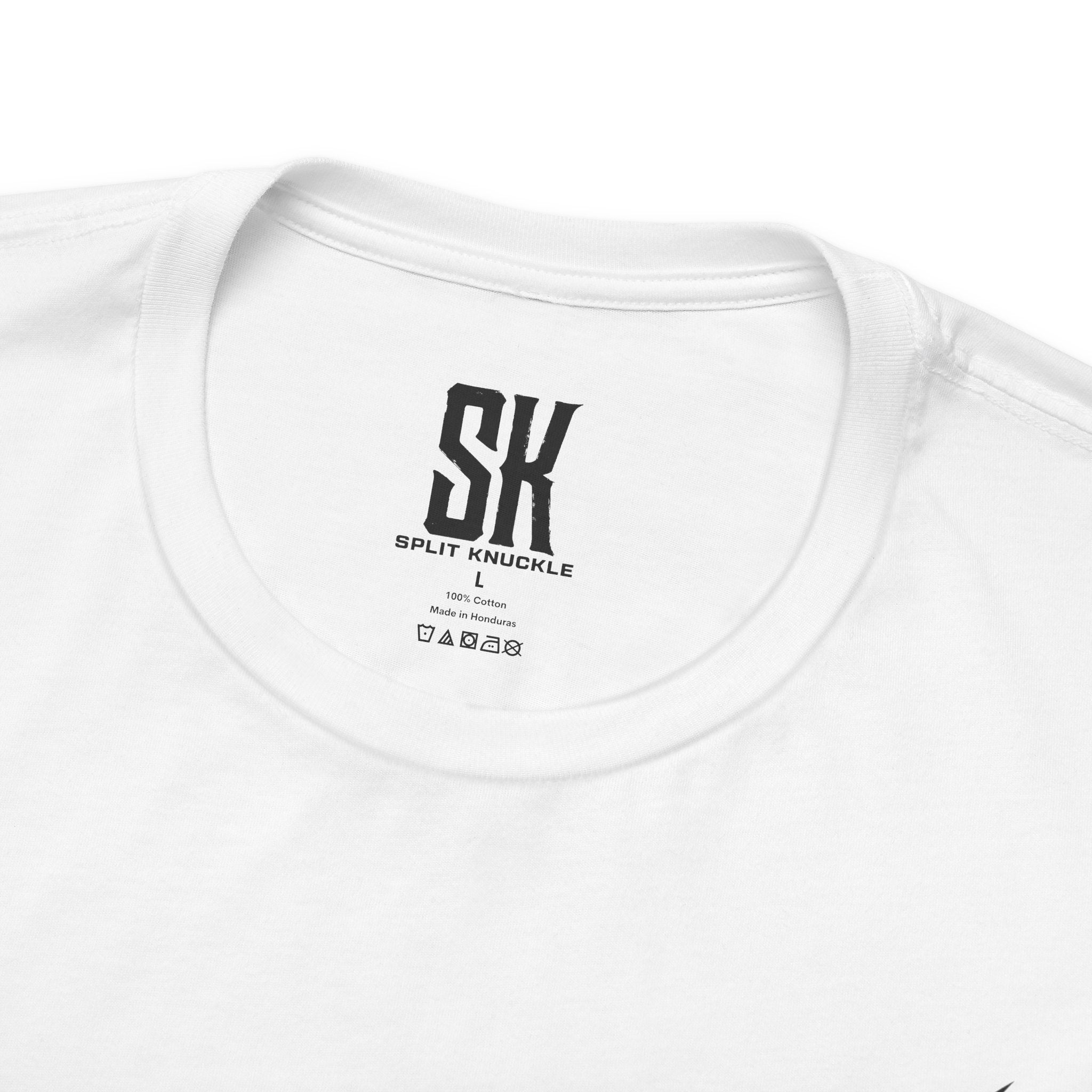 Speed Alliance | Bold Distressed Outlaw T-Shirt | White